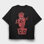 Groot Ice Cream, Tricou Oversize Barbati (Unisex)