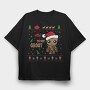 Grootmas Alien Xmas, Tricou Oversize Barbati (Unisex)
