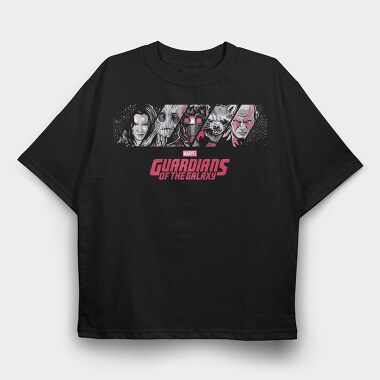 Guardians Of The Galaxy, Tricou Oversize Barbati (Unisex)