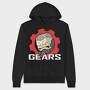 Gears Of War Skull, Hanorac Oversize Barbati (Unisex)