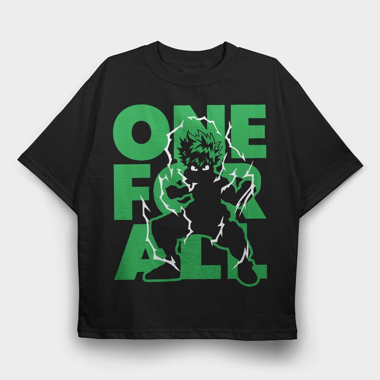 One Fire All, Tricou Oversize Barbati (Unisex)