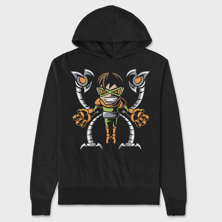 Owl Ninja, Hanorac Oversize Barbati (Unisex)