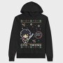 Pixelated Winter Warrior, Hanorac Oversize Barbati (Unisex)