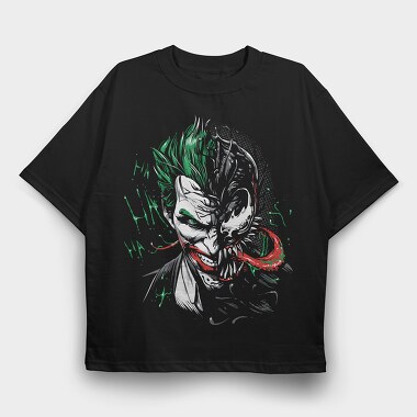 Joker Laugh, Tricou Oversize Barbati (Unisex)