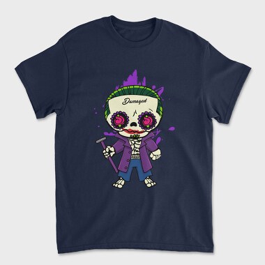 Joker Skull Damage, Tricou Barbati (Unisex)