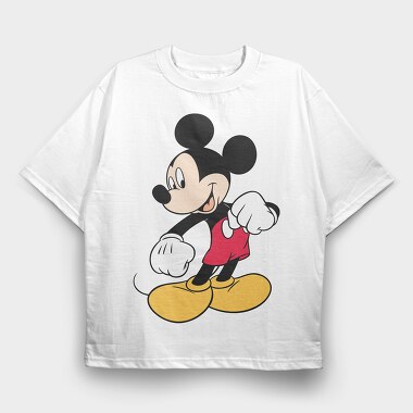 Mickey Mouse Fun, Tricou Oversize Barbati (Unisex)