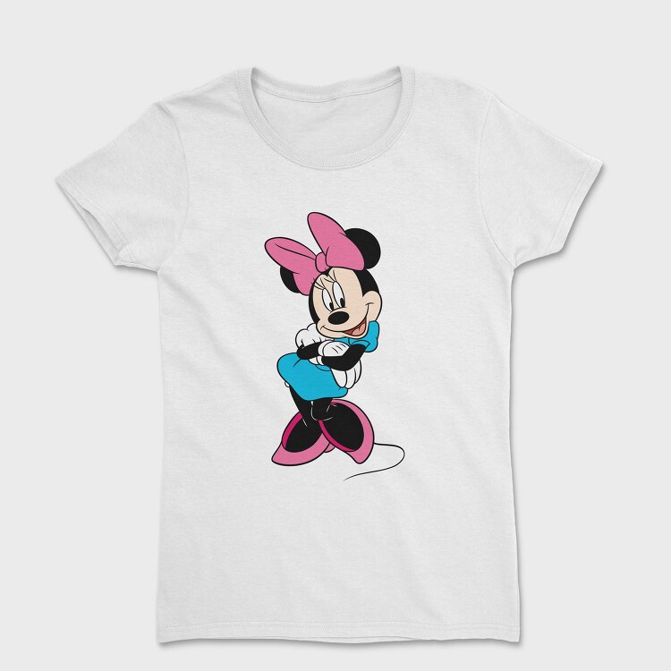 Minnie Mouse Bow Tie, Tricou Femei