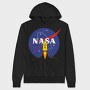 Nasa Rocket Blastoff, Hanorac Oversize Barbati (Unisex)