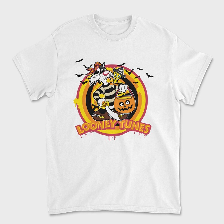 Looney Halloween Tunes 1, Tricou Barbati (Unisex)