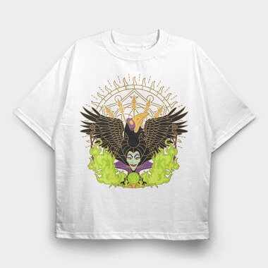 Maleficents Flame, Tricou Oversize Barbati (Unisex)