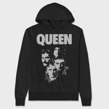 Queen 3, Hanorac Oversize Barbati (Unisex)