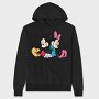 Mickey Minnie Hug, Hanorac Oversize Barbati (Unisex)