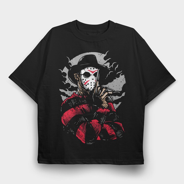 Red Eyes Scream, Tricou Oversize Barbati (Unisex)