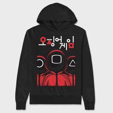 Red Hooded Squad, Hanorac Oversize Barbati (Unisex)