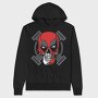 Red Skull Hammer, Hanorac Oversize Barbati (Unisex)