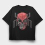 Red Skull Spider, Tricou Oversize Barbati (Unisex)