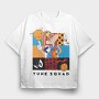 Tune Squad Upturn, Tricou Oversize Barbati (Unisex)