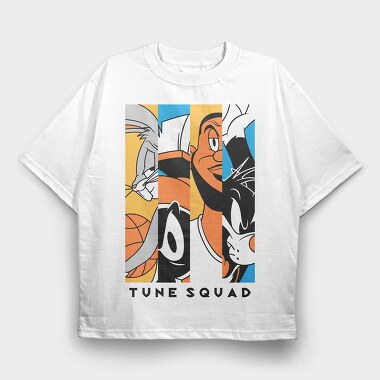 Tune Squad, Tricou Oversize Barbati (Unisex)