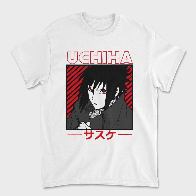 Uchiha Red Eyes, Tricou Barbati (Unisex)