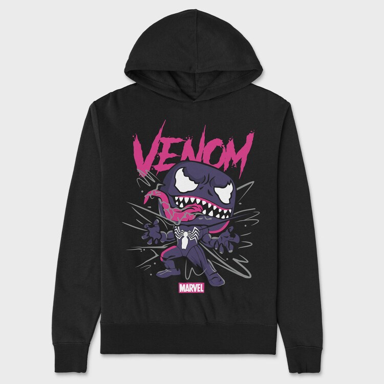 Venomized Spiderman, Hanorac Oversize Barbati (Unisex)