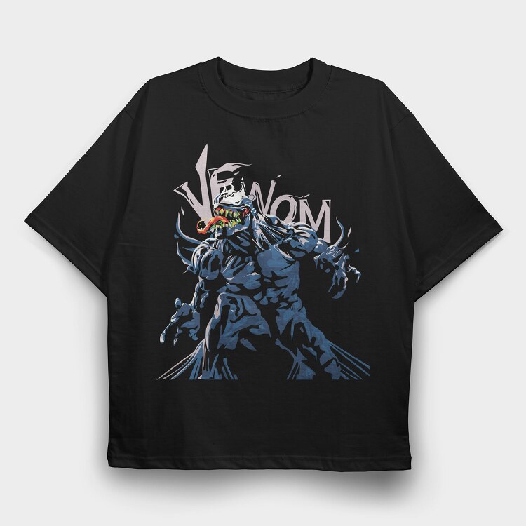 Venomous Beast, Tricou Oversize Barbati (Unisex)