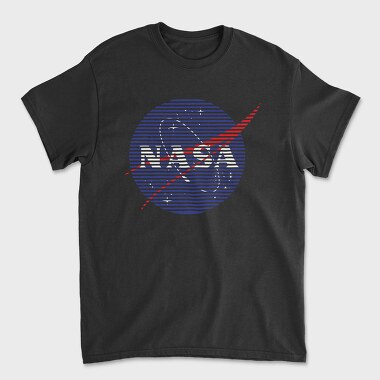 Nasa Stripes, Tricou Barbati (Unisex)