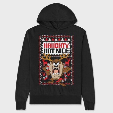 Naughty Reindeer Howl, Hanorac Oversize Barbati (Unisex)