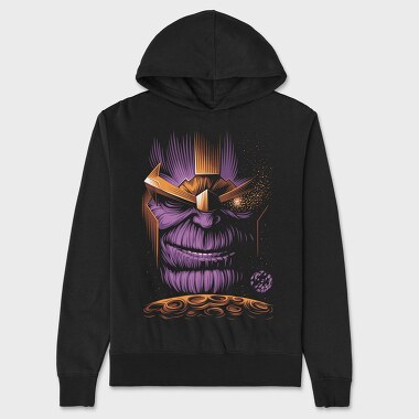 Purple King Roar, Hanorac Oversize Barbati (Unisex)
