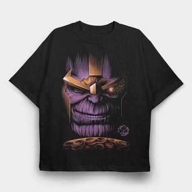 Purple King Roar, Tricou Oversize Barbati (Unisex)