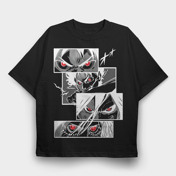 Red Eyes Roar, Tricou Oversize Barbati (Unisex)