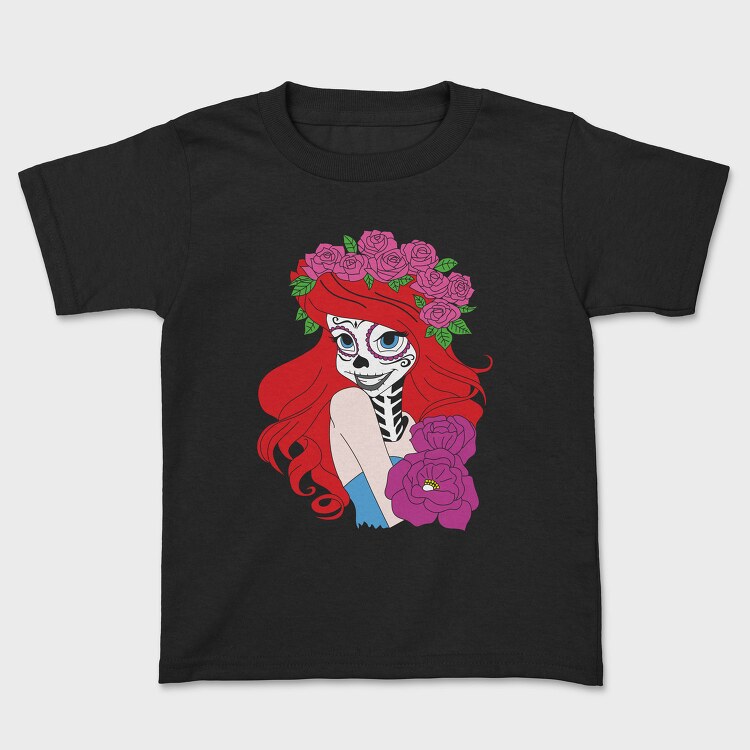 Rosa Dia De Los Muertos, Tricou Copii
