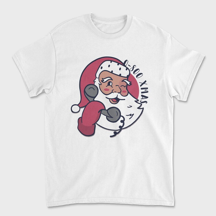 Santa Boxing Xmas, Tricou Barbati (Unisex)