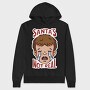 Santas Not Real, Hanorac Oversize Barbati (Unisex)