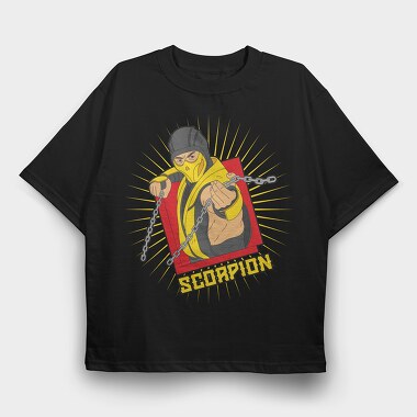 Scorpion Chainsaw, Tricou Oversize Barbati (Unisex)