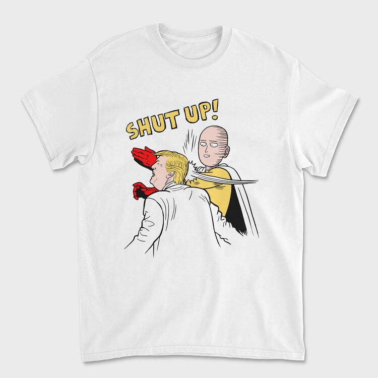 Shut Up Saitama, Tricou Barbati (Unisex)