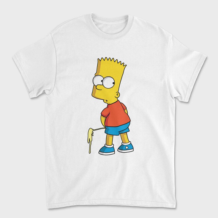 Simpsons Bart, Tricou Barbati (Unisex)
