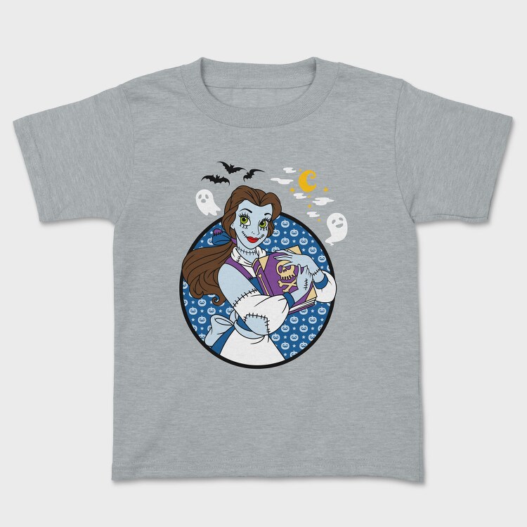 Skeleton Belle Book, Tricou Copii