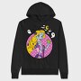 Skeleton Princess, Hanorac Oversize Barbati (Unisex)