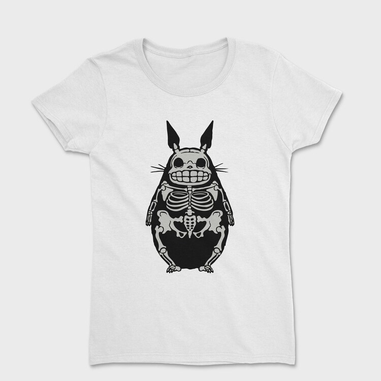 Skeleton Totoro, Tricou Femei