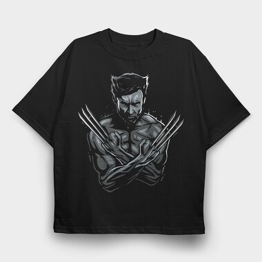 Wolverine Claws Out 1, Tricou Oversize Barbati (Unisex)