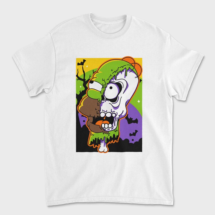 Zombie Clown Scream, Tricou Barbati (Unisex)
