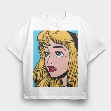 Pop Art Beauty, Tricou Oversize Barbati (Unisex)