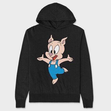 Porky Pig Jump, Hanorac Oversize Barbati (Unisex)