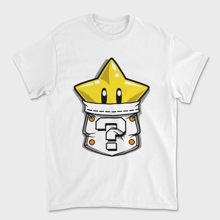 Question Mark Star, Tricou Barbati (Unisex)