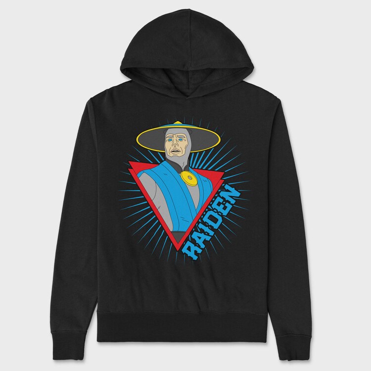 Raiden Warrior, Hanorac Oversize Barbati (Unisex)