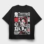 Red Dragon Roar, Tricou Oversize Barbati (Unisex)