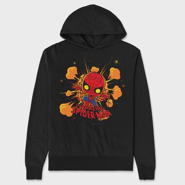 Spiderman Blast, Hanorac Oversize Barbati (Unisex)