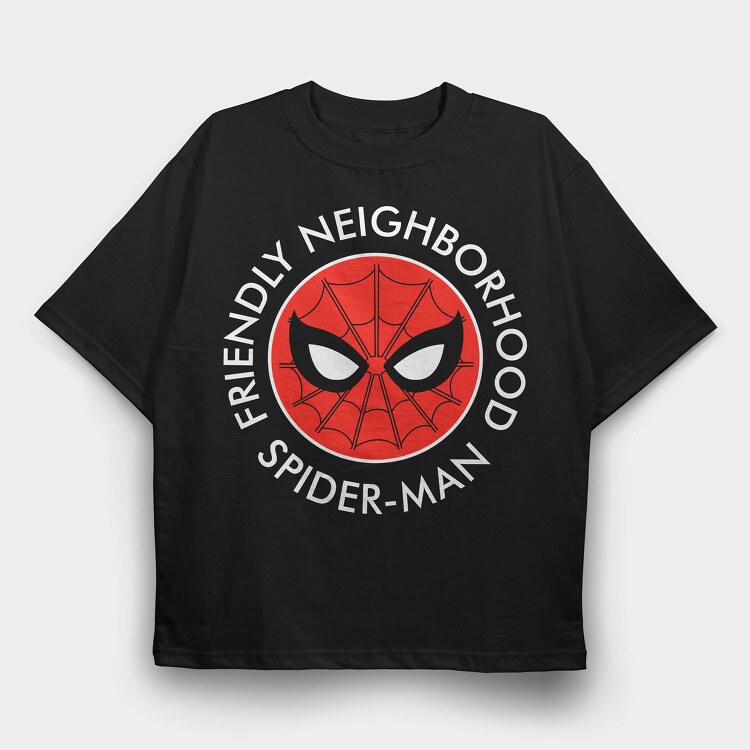 Spiderman Eyes, Tricou Oversize Barbati (Unisex)
