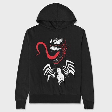 Snake Blood Splash, Hanorac Oversize Barbati (Unisex)