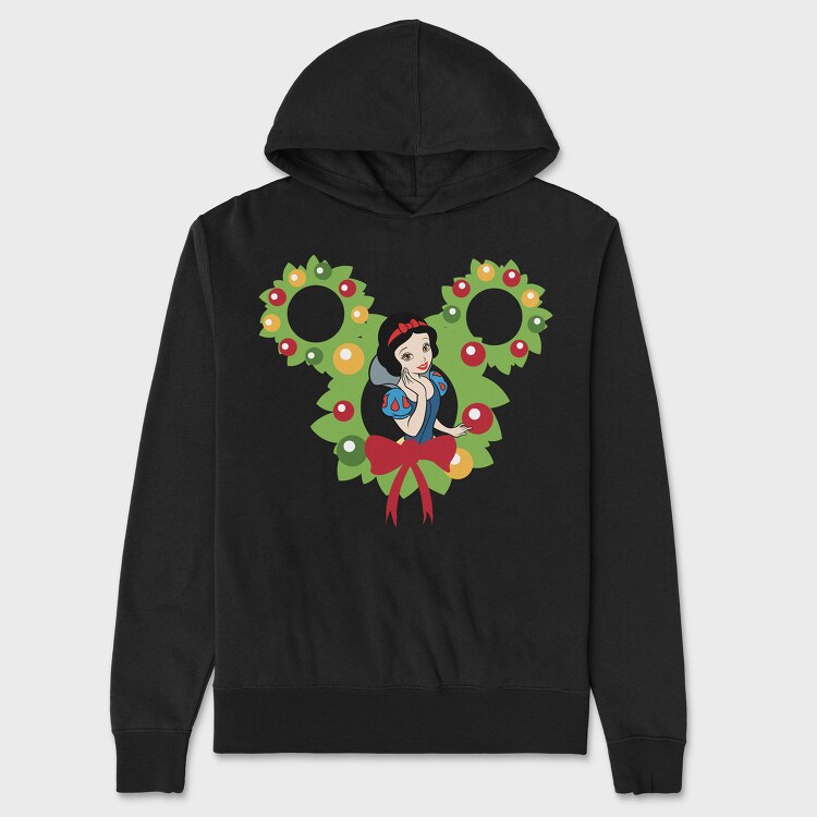 Snow White Wreath, Hanorac Oversize Barbati (Unisex)